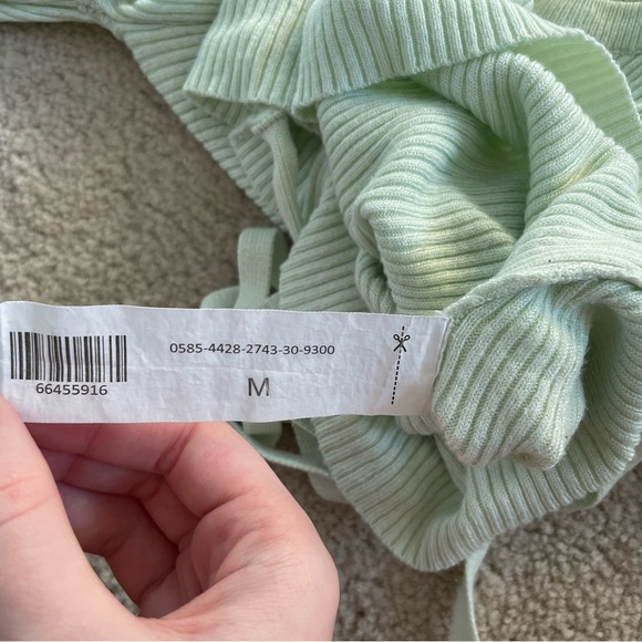 mint green long sleeve shirt - Picture 4 of 5